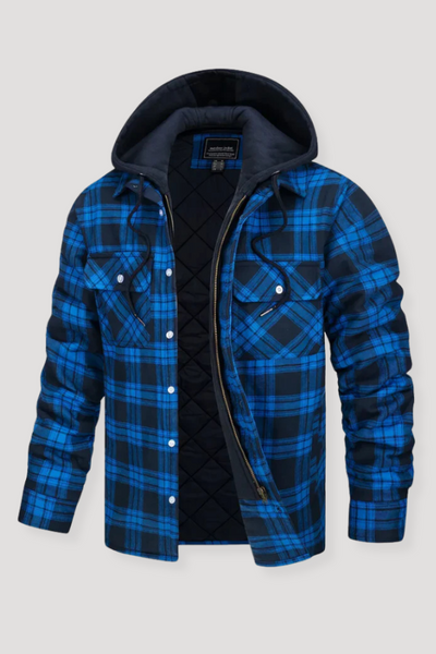 Miller | Plaid Fannel Hoodie Jacket