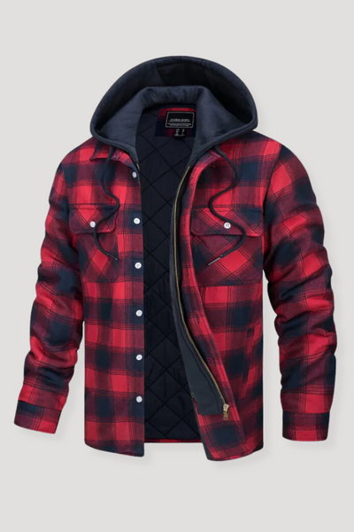 Miller | Plaid Fannel Hoodie Jacket